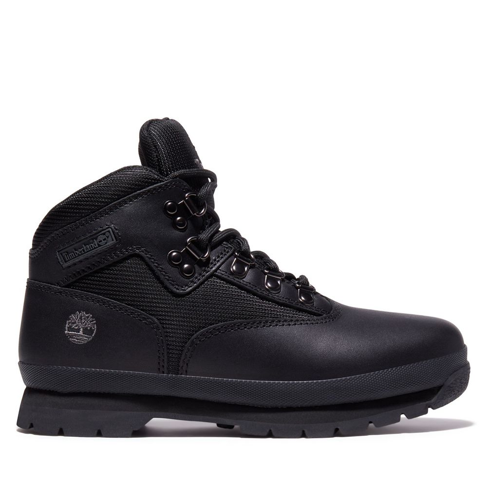 Tenisi Timberland Copii Negrii - Junior Euro Hiker Boots - Romania - TVEZJW308